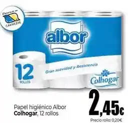 Unide Supermercados Colhogar - papel higiénico albor oferta