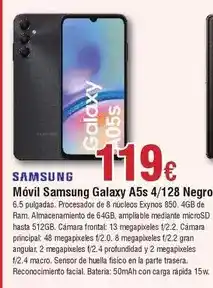 FROIZ Samsung - móvil galaxy a5s 4/128 negro oferta