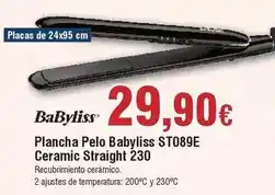 FROIZ Babyliss - plancha pelo st089e ceramic straight 230 oferta