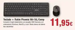 FROIZ Phoenix - teclado + ratón wir sil/comp oferta