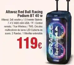 FROIZ Racing - altavoz red bull bt 40 w oferta