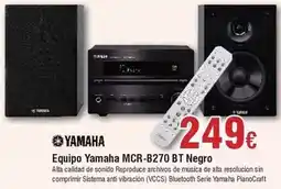 FROIZ Yamaha - equipo mcr-b270 bt negro oferta