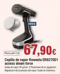 FROIZ Rowenta - cepillo de vapor dr8270d 1 access steam force oferta