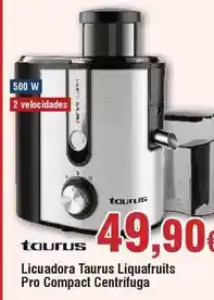 FROIZ Taurus - licuadora liquafruits pro compact centrifuga oferta