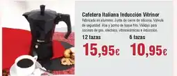 FROIZ Cafetera italiana induccion vitrinor oferta