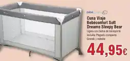 FROIZ Soft - cuna viaje bebé confort soft dreams sleepy bear oferta