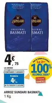 E.Leclerc Sundari - arroz basmati oferta