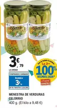 E.Leclerc Celorrio - menestra de verduras oferta