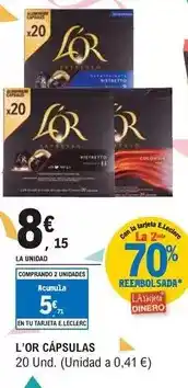 E.Leclerc L'or - capsulas oferta