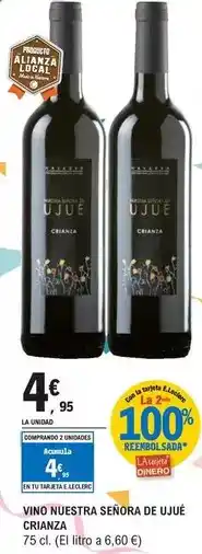 E.Leclerc Ujue - vino nuestra senora crianza oferta