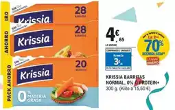 E.Leclerc Krissia - barritas normal, 0% protein+ oferta