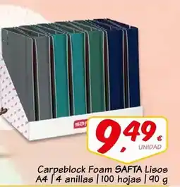 Supermercados Dani Safta - carpeblock foam lisos a4 oferta