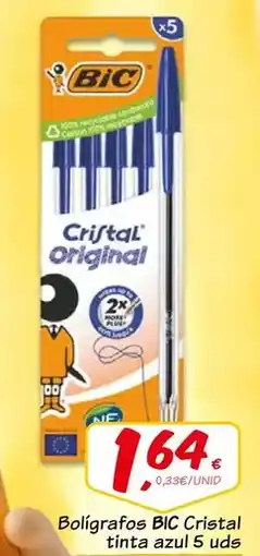 Supermercados Dani Bic - boligrafos cristal tinta azul oferta
