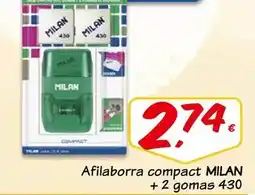 Supermercados Dani Milán - afilborra compact + 2 gomas oferta