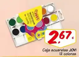 Supermercados Dani Jovi - caja acuarelas oferta