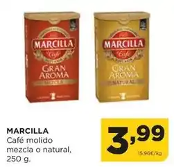 Alimerka Marcilla - cafe molido mezcla o natural oferta