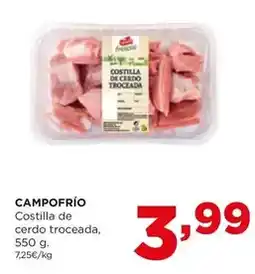 Alimerka Campofrío - costilla de cerdo troceada oferta