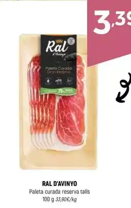 Coviran Gran reserva - paleta curada reserva talls oferta