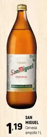 Coviran San miguel - cervesa ampolla oferta
