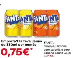 Coviran Fanta - emportat la teva llauna de 330ml per nomes oferta