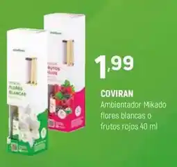 Coviran Coviran - ambientador mikado flores blancas o frutos rojos oferta