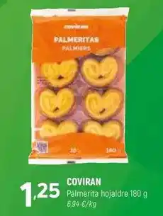 Coviran Coviran - palmeritas hojaldre oferta