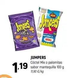 Coviran Jumpers - coctel mix o palomitas sabor mantequilla oferta
