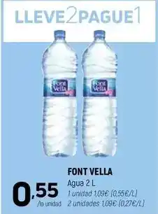 Coviran Font vella - agua oferta