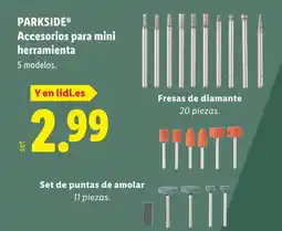 Lidl PARKSIDE Accesorios para mini herramienta oferta