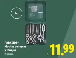Lidl PARKSIDE Machos de roscar y terrajas oferta