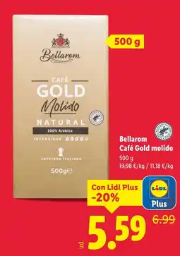 Lidl BELLAROM Café Gold molido oferta