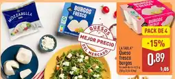 ALDI La tabla - queso fresco burgos oferta