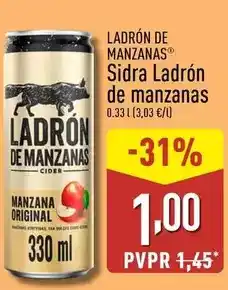 ALDI Ladrón de manzanas - sidra oferta