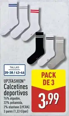 ALDI Up2fashion - calcetines deportivos oferta
