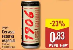 ALDI 1906 - cerveza reserva especial oferta
