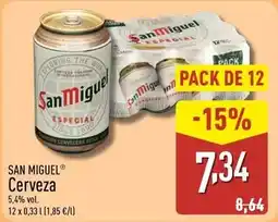 ALDI San miguel - cerveza oferta