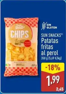 ALDI Sun snacks - patatas fritas al perol oferta