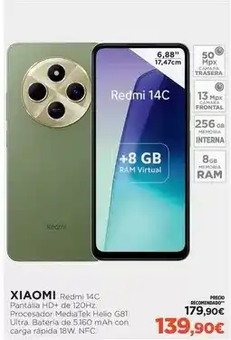 El Corte Inglés Xiaomi - redmi 14c oferta