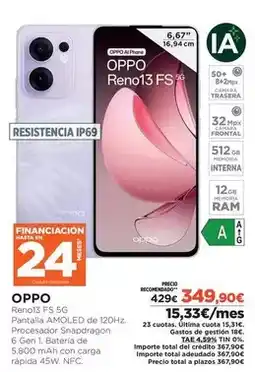 El Corte Inglés Oppo - renola 15,5 g oferta