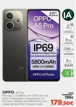 El Corte Inglés Oppo - pantalla lcd 90hz con con 1000 ni oferta