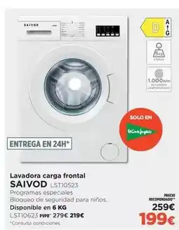 El Corte Inglés Saivod - lavadora carga frontal oferta
