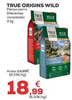 Kiwoko True origins - pienso perro oferta