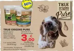 Kiwoko True origins - pure snack perro referencias seleccionadas oferta