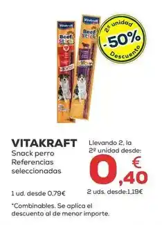 Kiwoko Vitakraft - snack perro referencias seleccionadas oferta