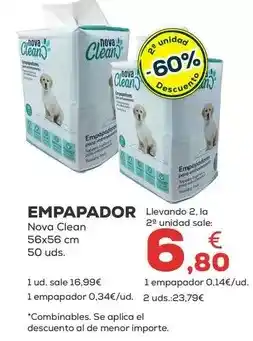 Kiwoko Nova clean - empapador oferta