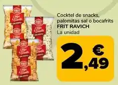 Supeco Frit ravich - cocktel de snacks/ palomitas sal o bocafrits oferta