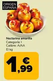 Supeco Nectarina amarilla oferta