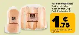 Supeco Pan de hamburguesa o pan de hot dog oferta