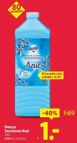 Lidl Doussy - suavizante azul oferta