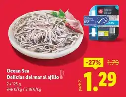Lidl Ocean sea - delicias del mar al ajillo oferta